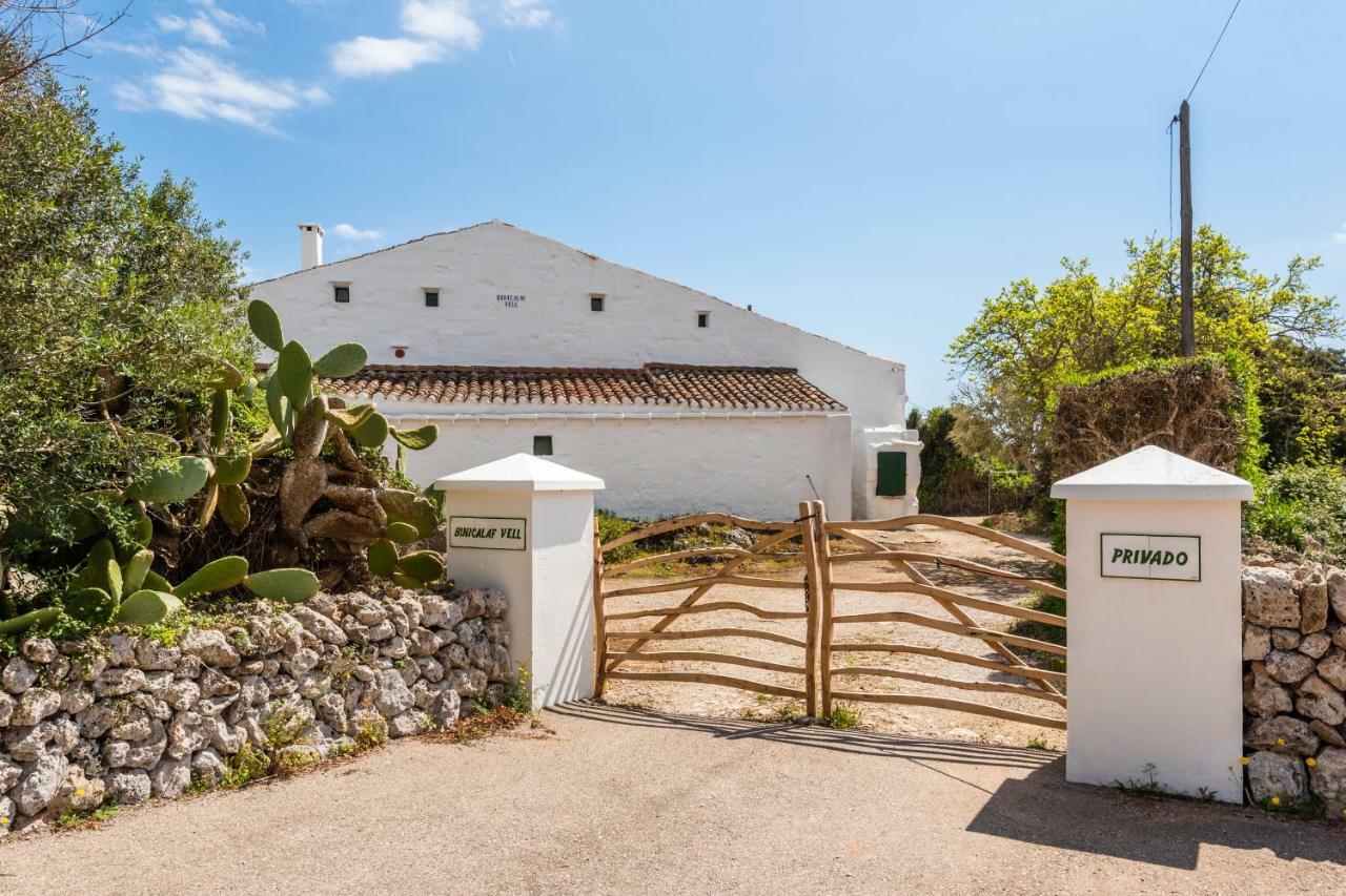 Finca Binicalaf Vell Cala En Porter  Eksteriør bilde